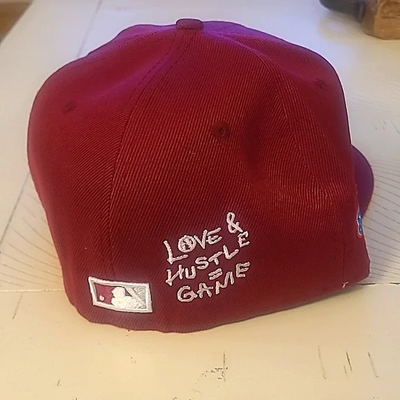 Philadelphia Phillies New Era Baseball Cap, Color - red, Size - 7 ⅜, Brand New! - Picture 4 of 5